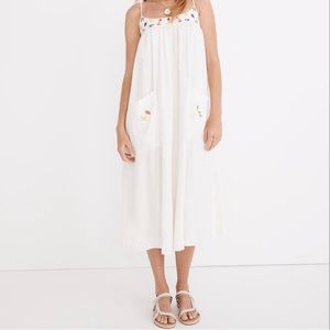 Madewell Fresca Fruit Embroidered Cami Dress
